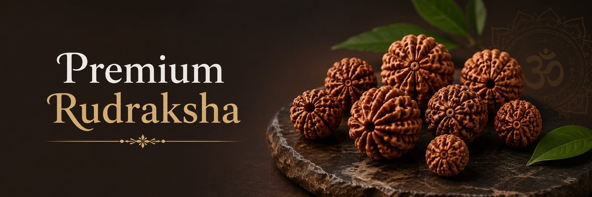 Certified gemstones and Rudraksha