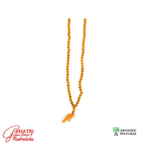 Agate Mala (Yellow) — view 2