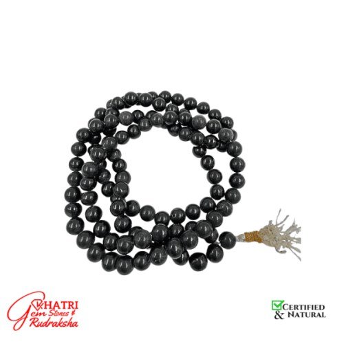 Agate Mala (Black)