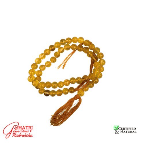 Citrine Mala (Yellow Topaj)