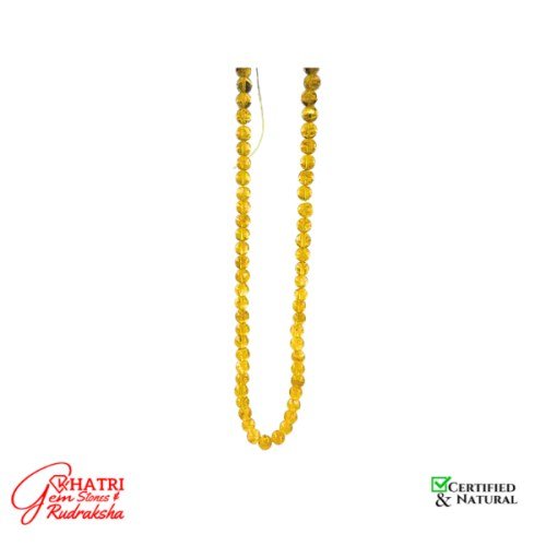 Citrine Mala (Yellow Topaj) — view 2
